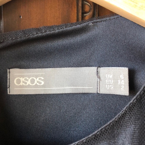 ASOS Black lace dress - Picture 2 of 3